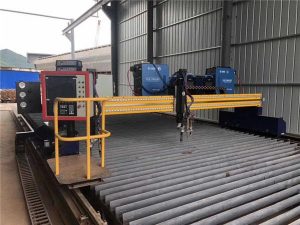 Outomatiese CNC plasma snymasjien dubbel ry 4 m span 15 m relings